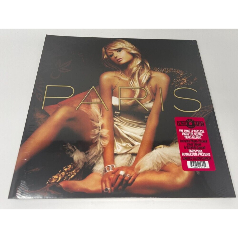Paris Hilton Pink Bubblegum Vinyl LP Record Exclusive Limited Edition out of 300